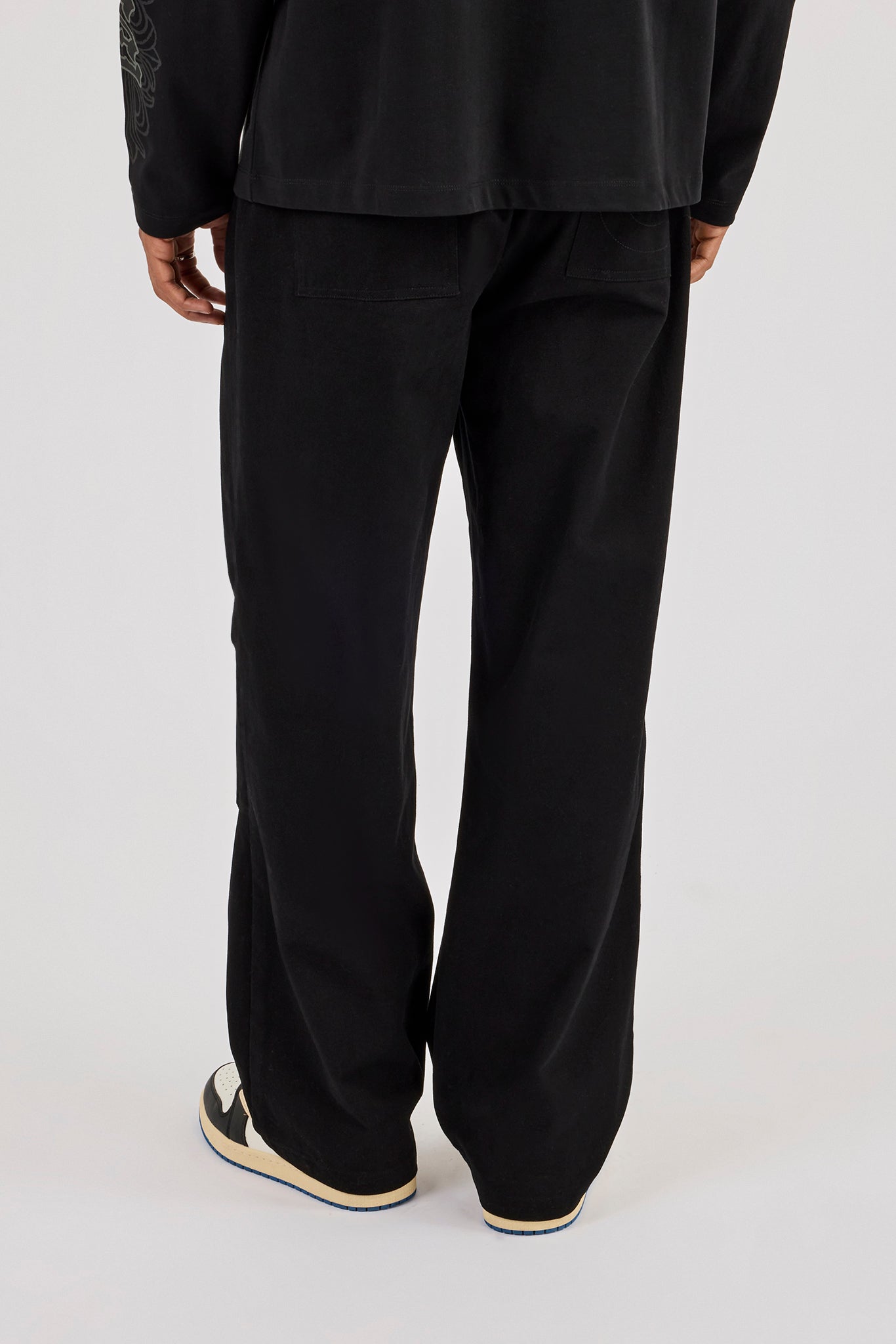 Twill Relaxed Fit Trouser - Black