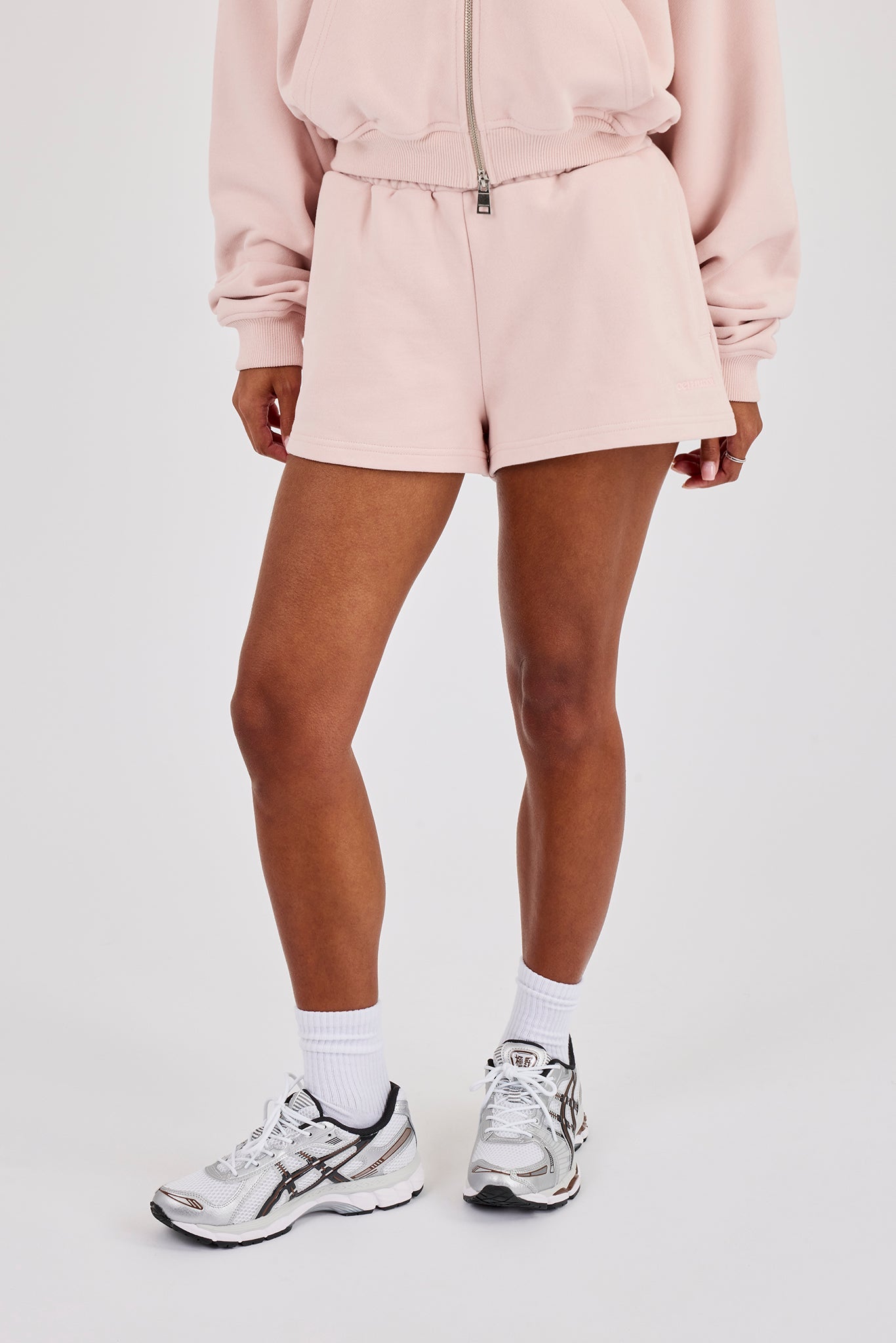 Embroidered Short - Dusty Pink