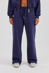 Wide Leg Jogger - Navy