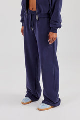 Wide Leg Jogger - Navy