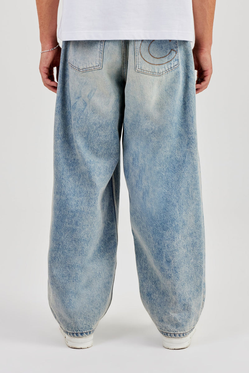 Super Baggy Jeans - Antique Wash