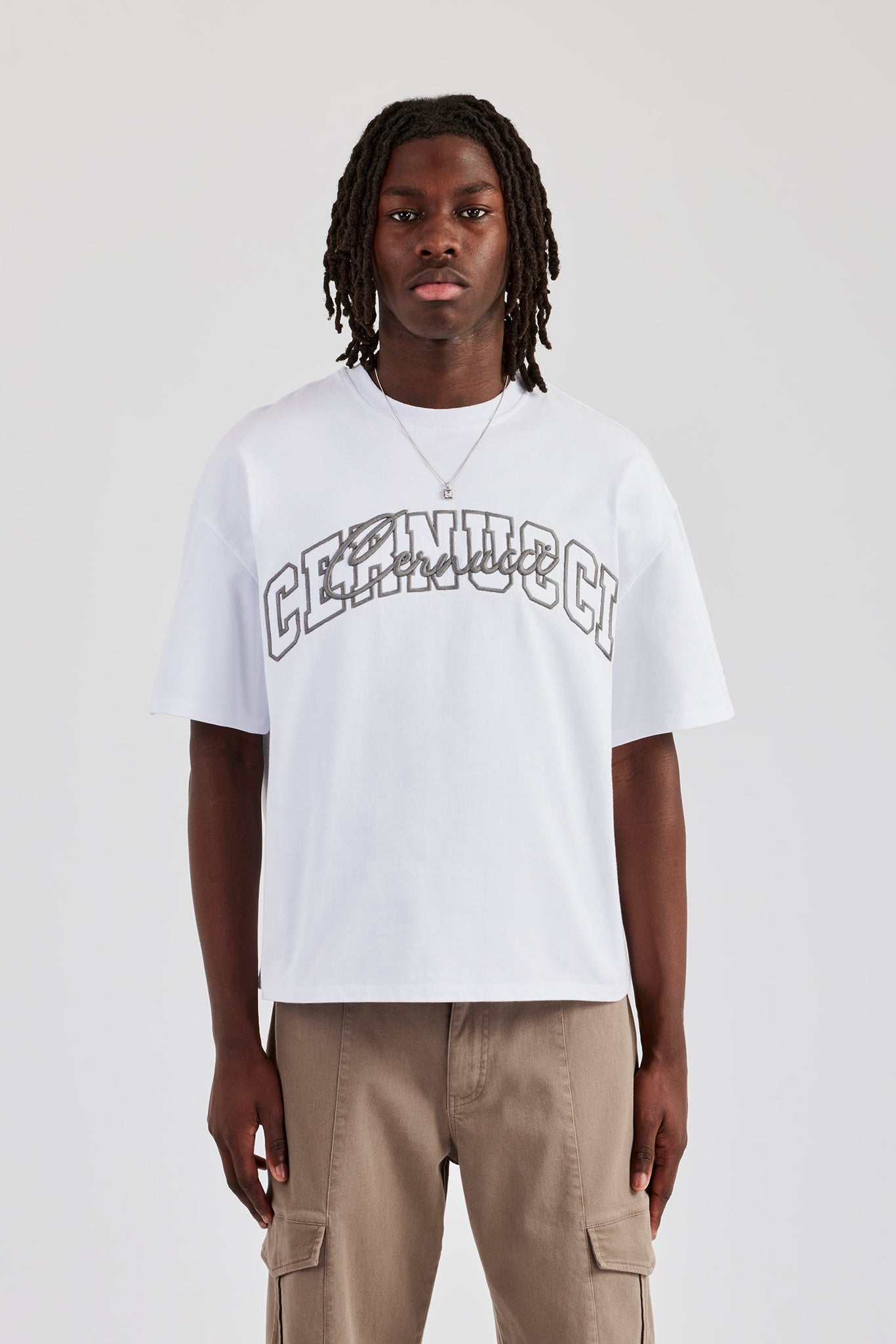 Boxy Layered Logo T-Shirt