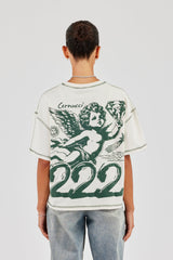 222 Cherub Oversized T-Shirt - Off White