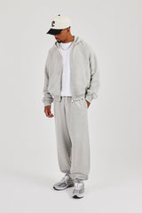 Cuffed Jogger - Grey Marl