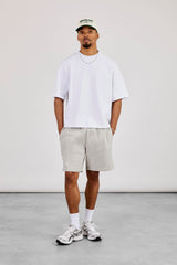 Relaxed Jersey Short - Grey Marl