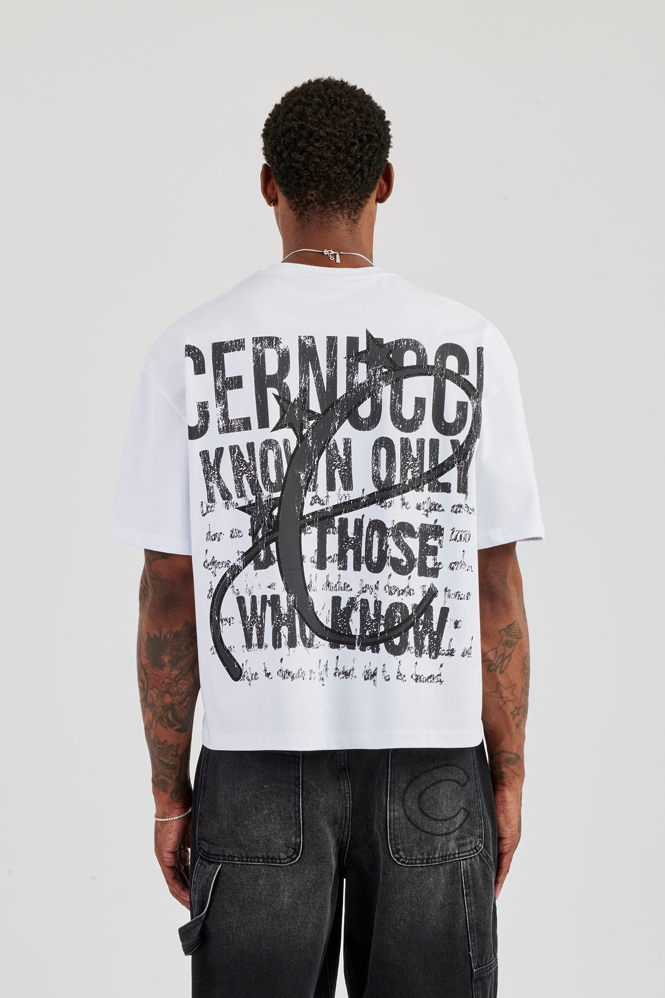 C Star Boxy T-Shirt - White