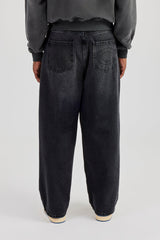 Super Baggy Jeans - Washed Black
