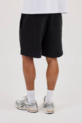Cernucci Puff Print Relaxed Shorts - Black