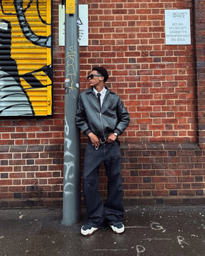 Zip Through Boxy Hoodie - Grey Marl