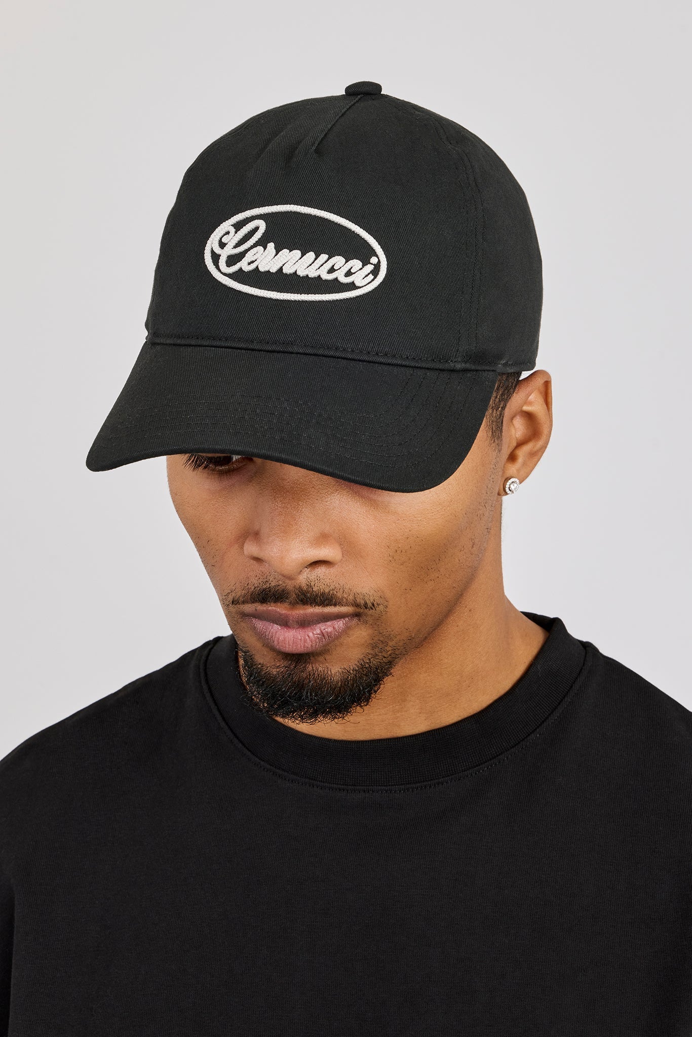 Washed Logo Cap - Washed Black