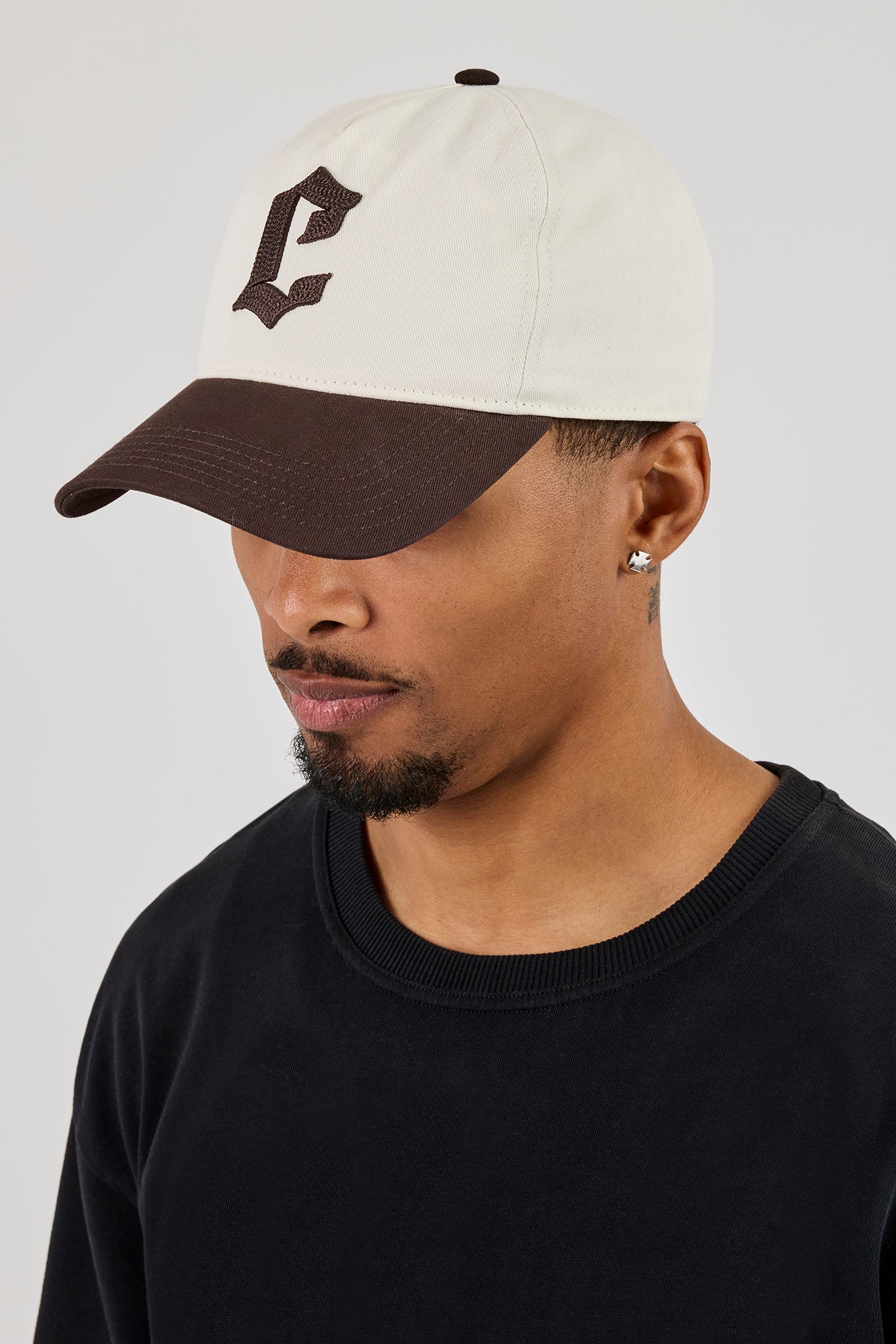 C' Logo Cap - Brown