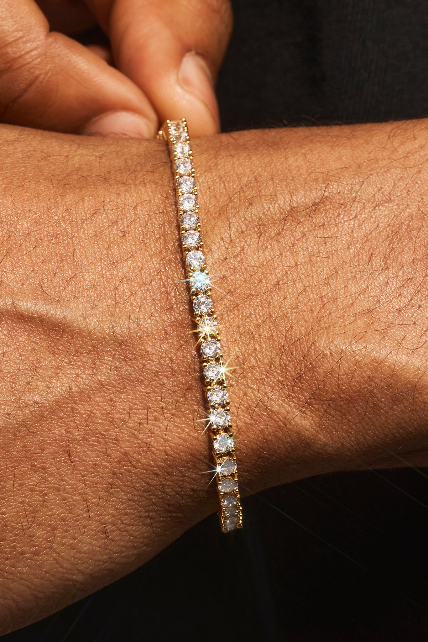 Tennis Bracelet - 3mm - Gold