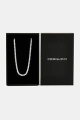 Tennis Chain - 5mm - White & Large Premium Gift Box