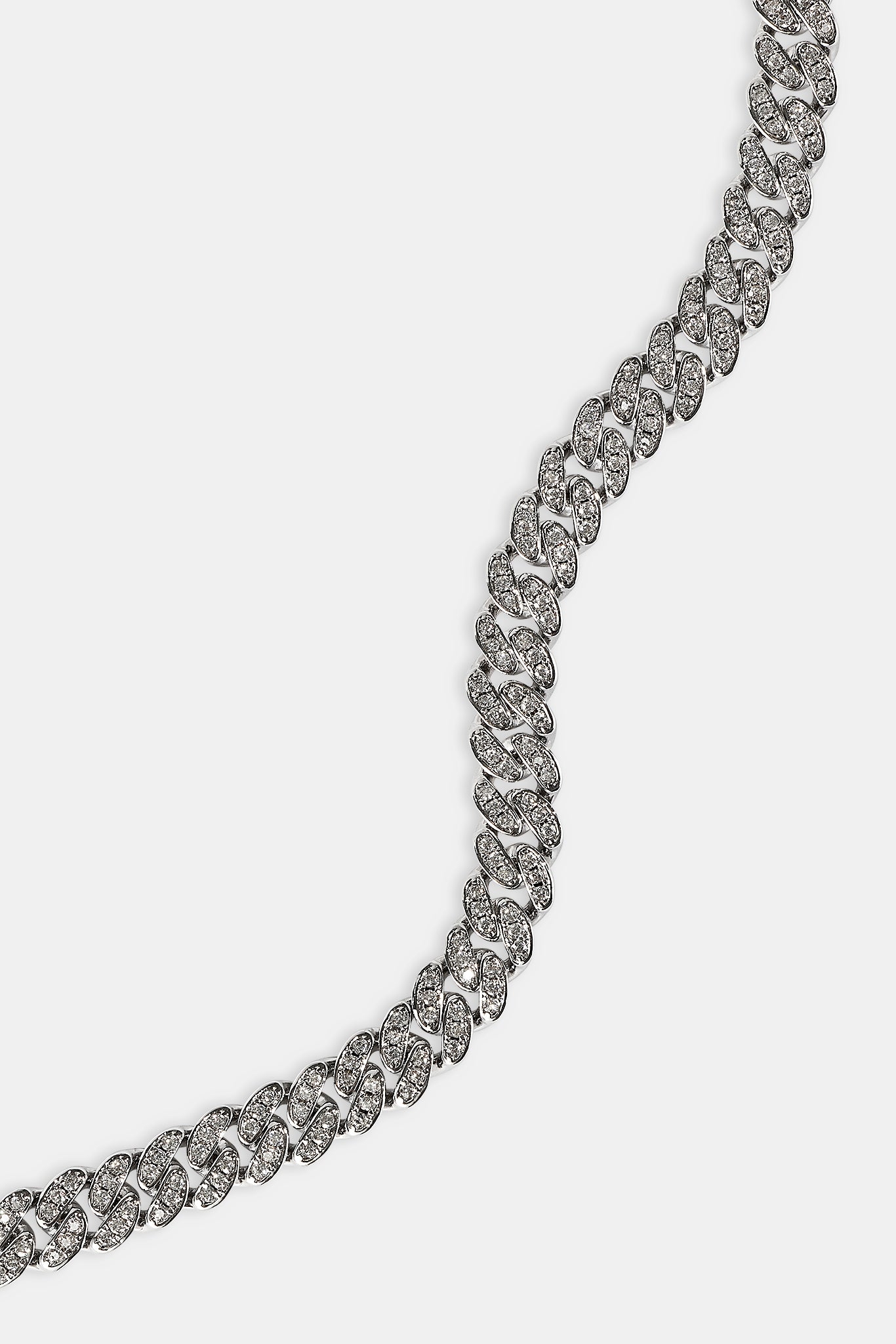 Iced Cuban Bracelet - 6mm - White