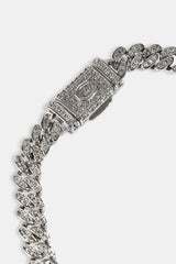 Iced Cuban Bracelet - 6mm - White