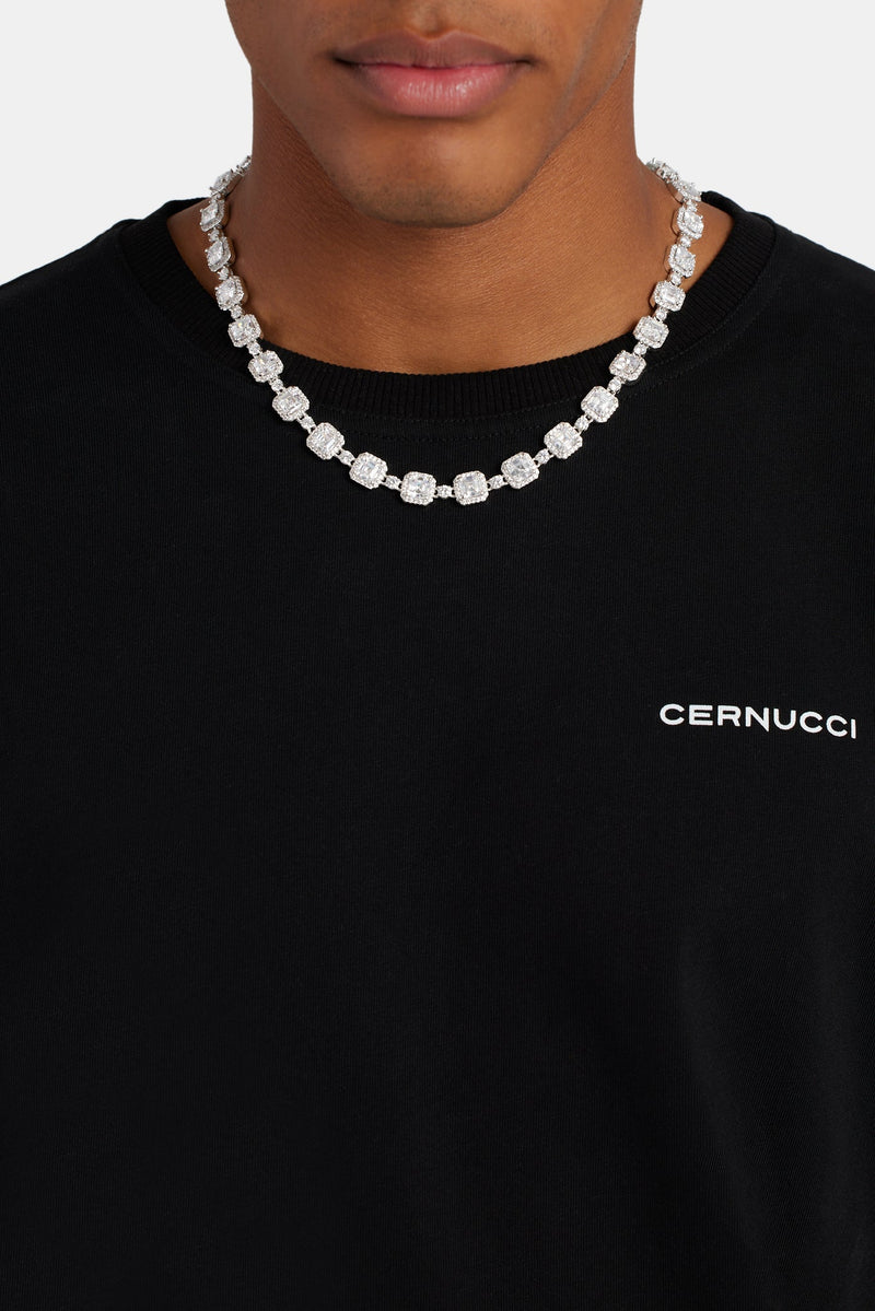 10mm Iced CZ Bezel Tennis Chain