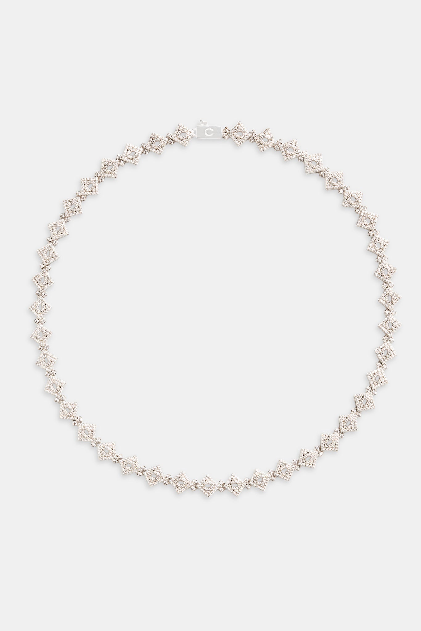 10mm Iced CZ C Logo Tennis Chain