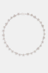 10mm Iced CZ Mixed Motif Tennis Chain