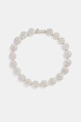 10mm Iced CZ Round Allway Bracelet