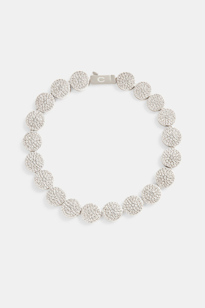 10mm Iced CZ Round Allway Bracelet