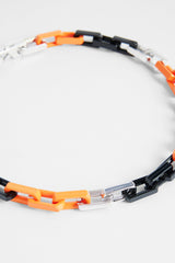 10mm Black & Orange Link Chain