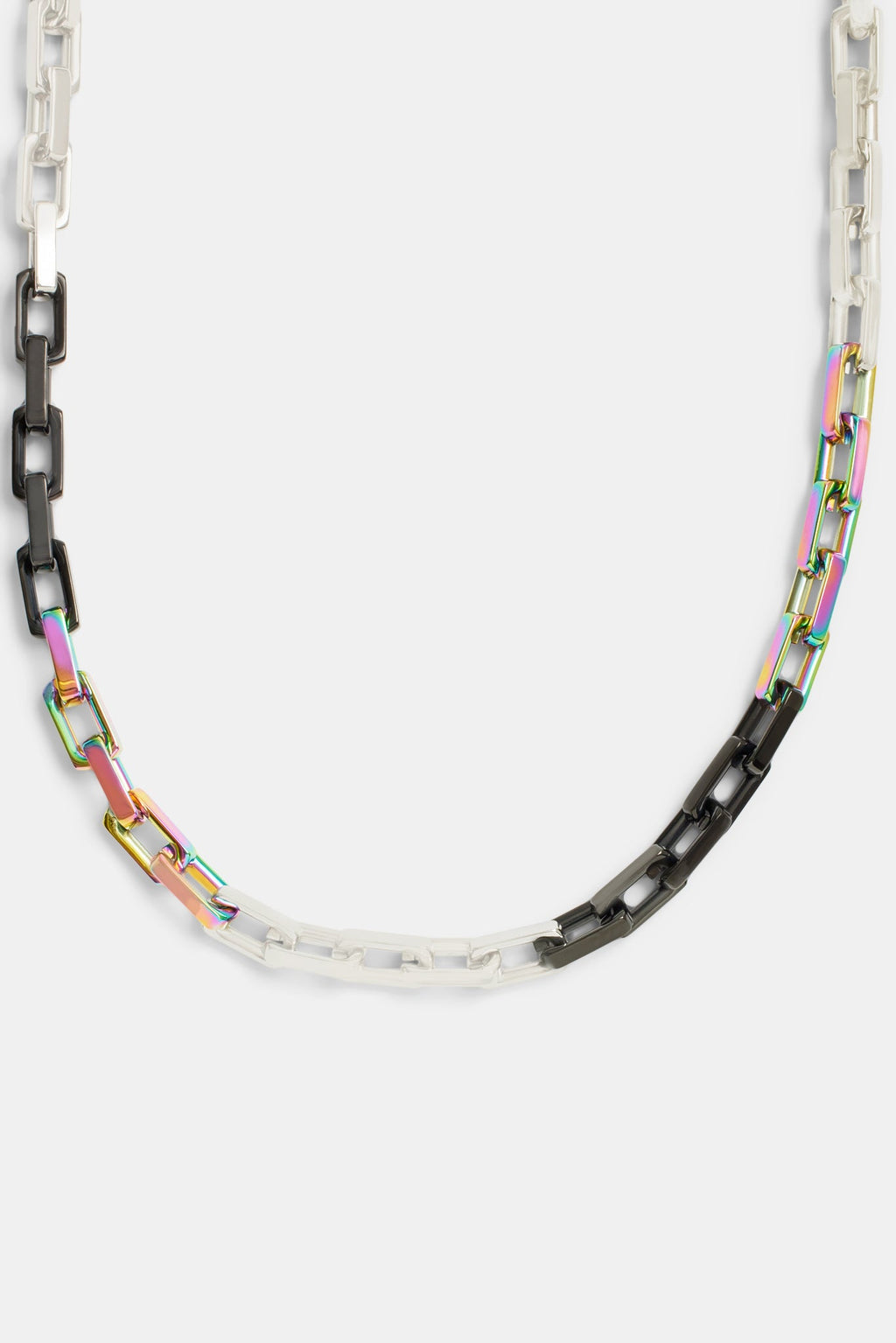 Mix Link Chain 10mm Oil Slick Mix Link Chain – Cernucci US
