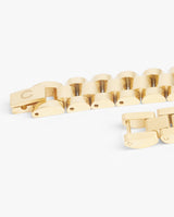 10mm Watch Strap Link Bracelet - Gold