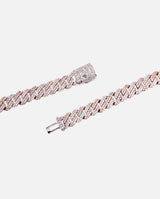 10mm Diamond Prong Link Chain - 2 Tone - Cernucci