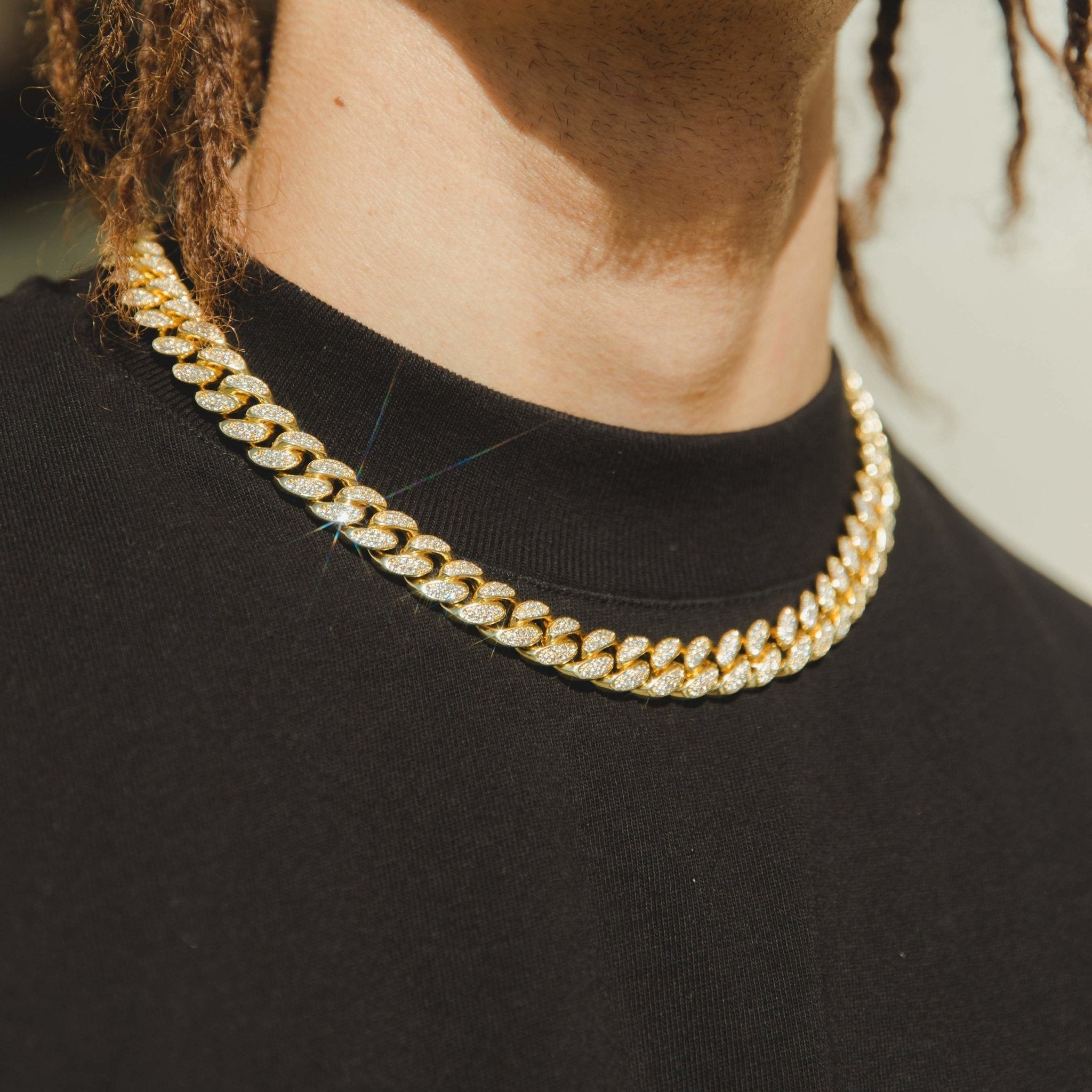 12MM MIAMI CUBAN newest LINK CHAIN - GOLD cernucci