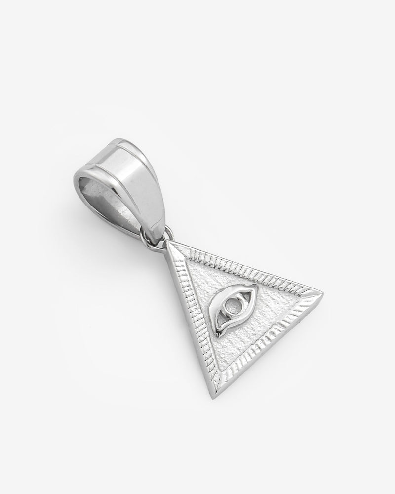 13mm Eye Symbol Triangle Pendant