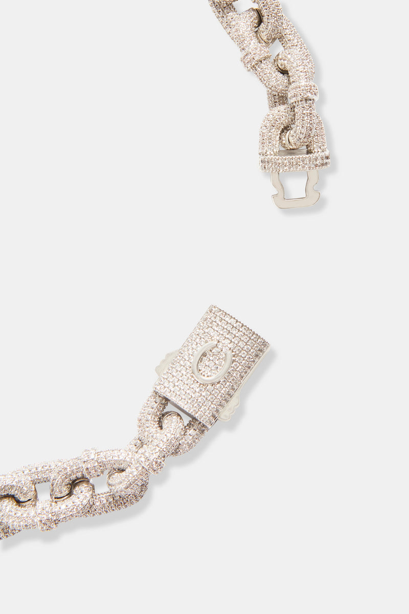 14mm Iced Chunky Link Pave Chain