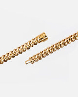 14mm Miami Prong Link Chain - Gold - Cernucci