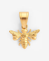 15mm Bee Single Pendant - Gold