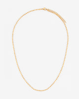 2.5mm Bead Chain - Gold