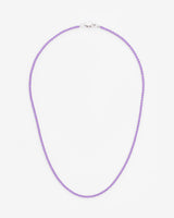 2.5mm Micro Tennis Chain - Lavender