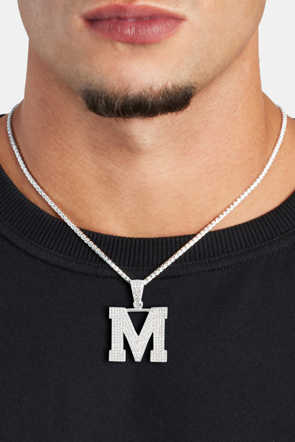 Iced M Pendant