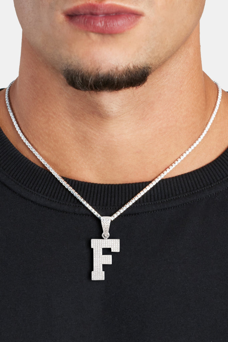 Iced F Pendant