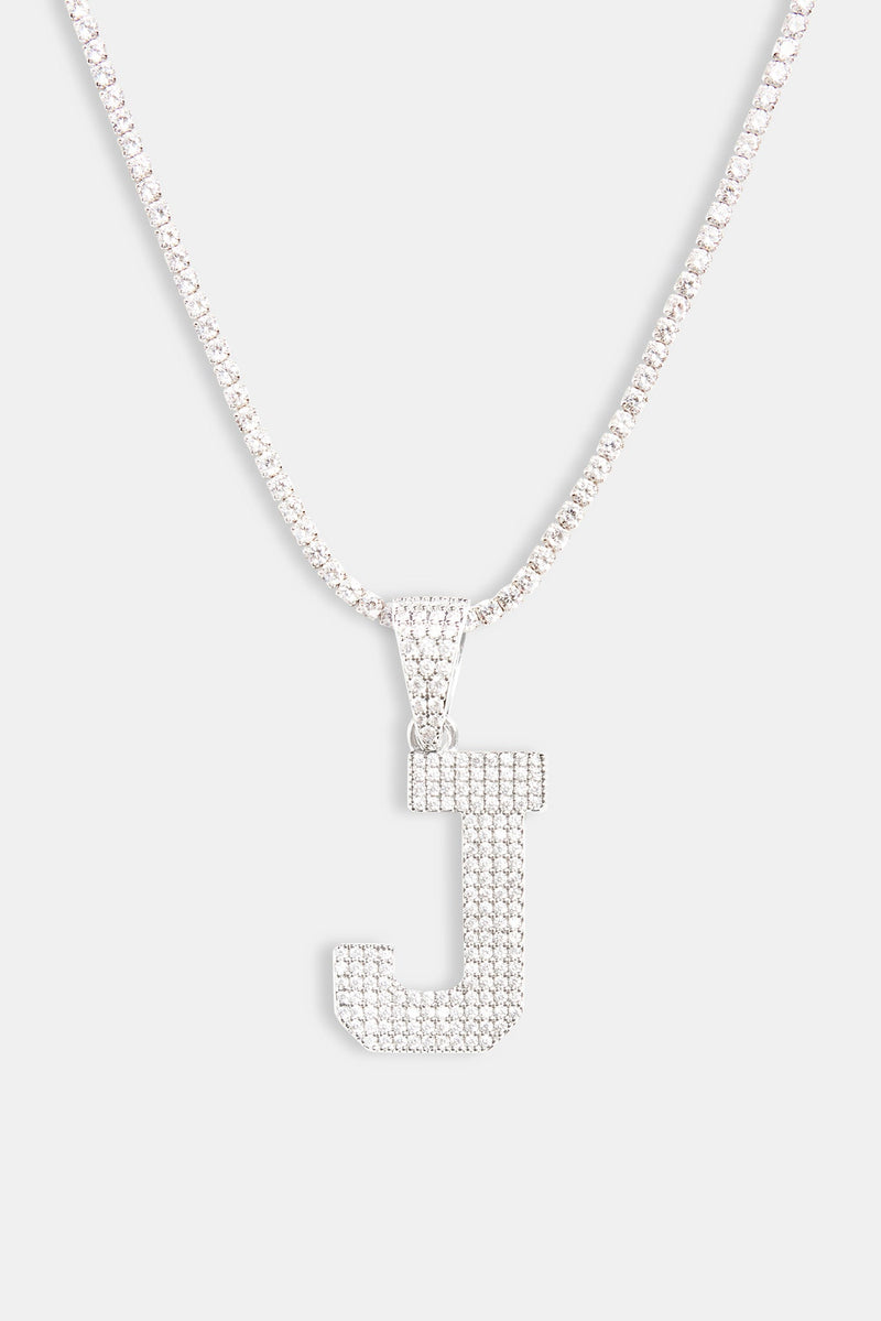 Iced J Pendant