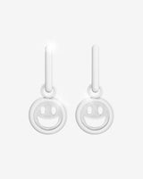 2 Pack Happy & Peace Huggie Hoop Earrings