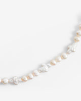 3mm Cross Freshwater Pearl Necklace