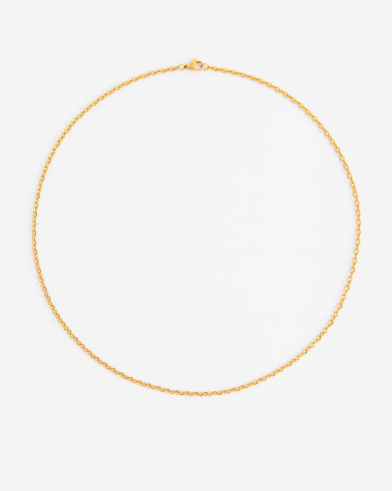 3mm Hermes Link Chain - Gold