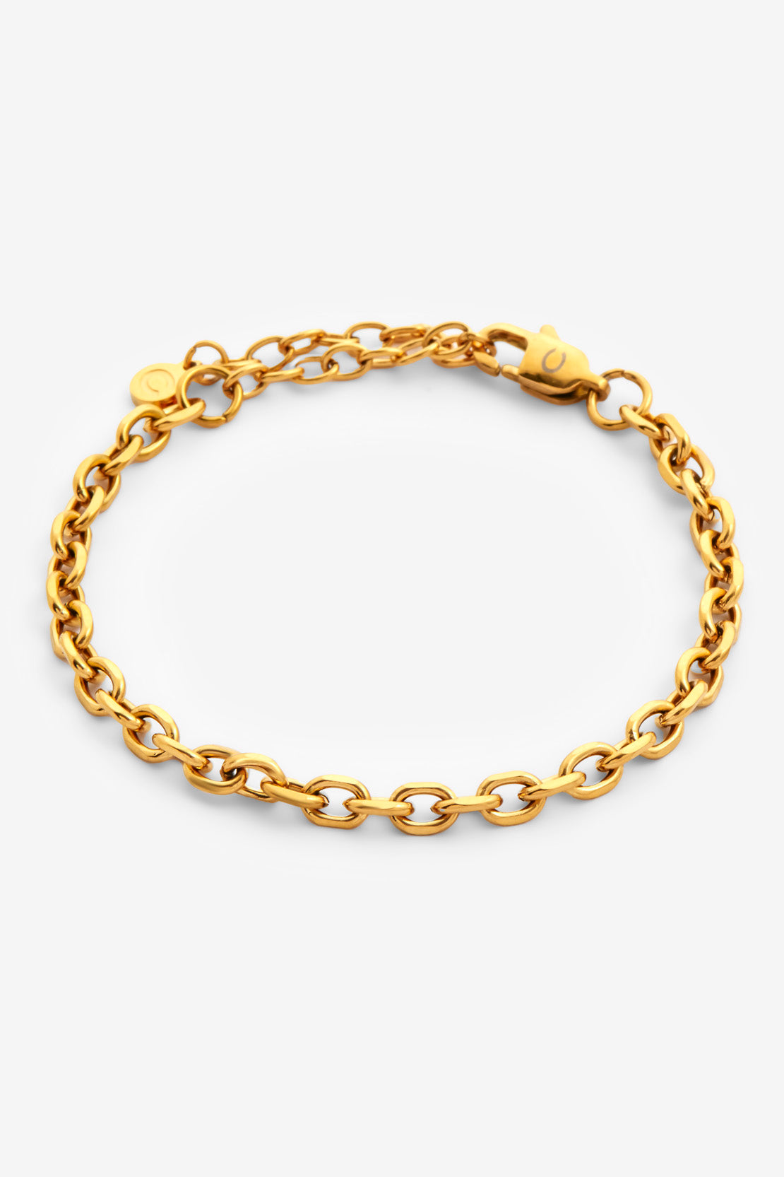 3mm Hermes Bracelet - Gold