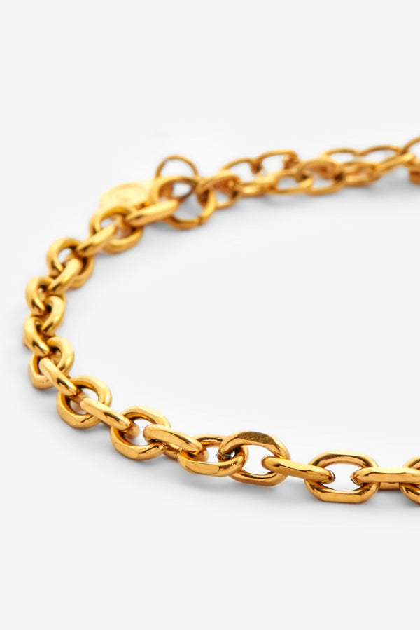 3mm Hermes Bracelet - Gold