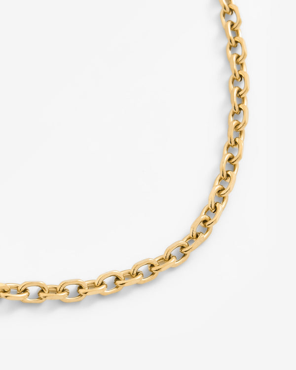 3mm Hermes Link Chain - Gold
