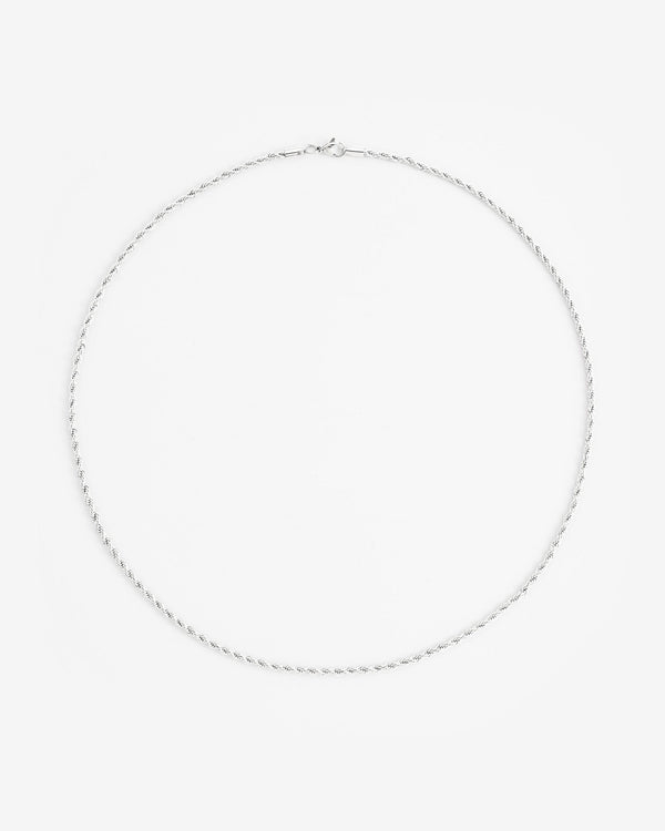 925 3mm Rope Chain - Silver