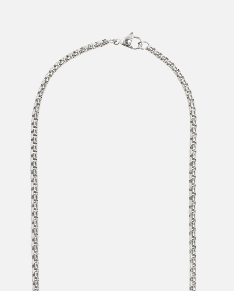 3mm Pearl Chain - White Gold - Cernucci