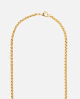 3mm Pearl Link Chain - Gold - Cernucci