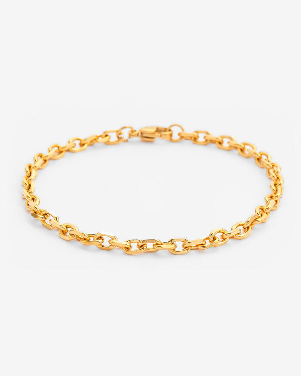 4mm Hermes Bracelet - Gold