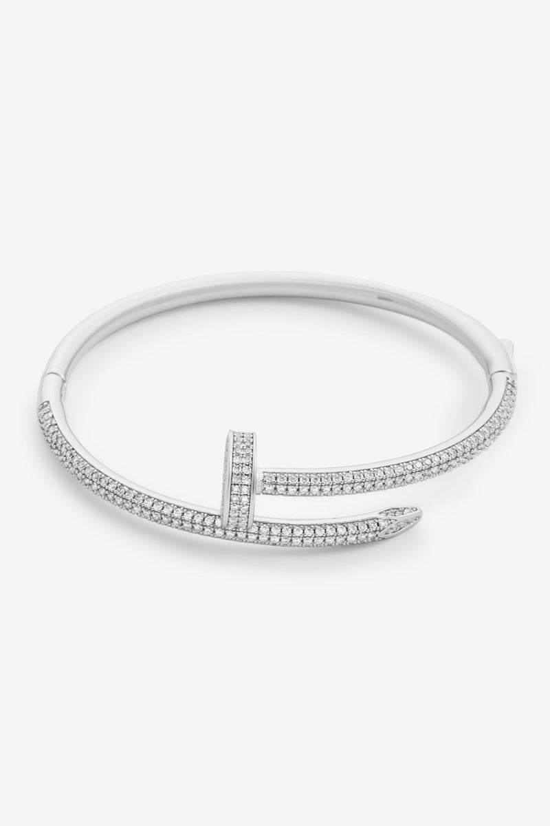 4mm Iced Pave Bangle