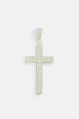 50mm Iced CZ Large Cross Pendant